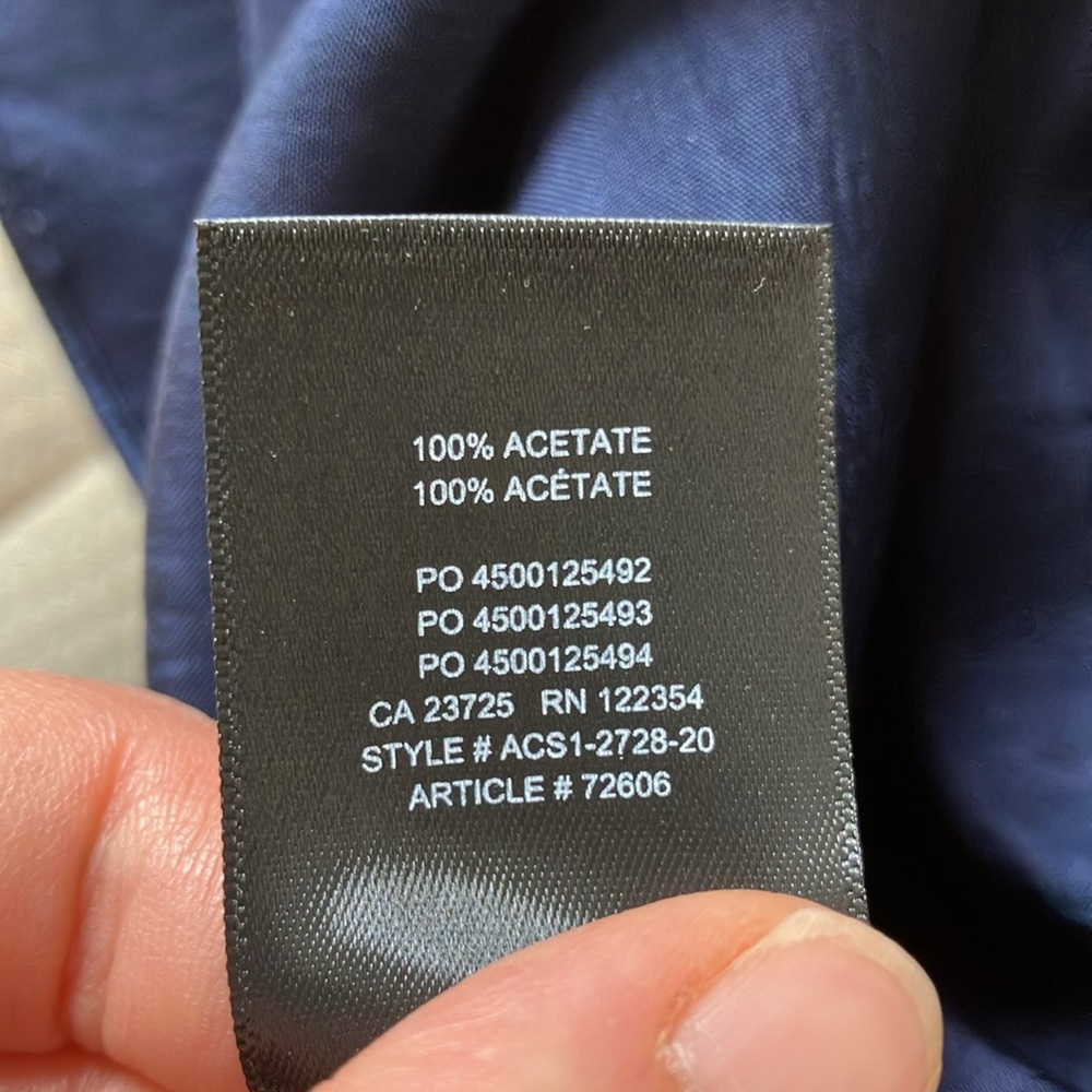 Aritzia Babaton Benji camisole starboard size XS navy blue - Picture 6 of 6
